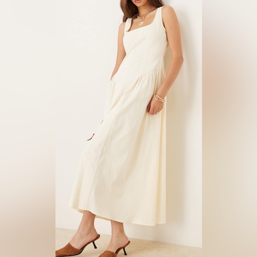 ASOS Cream Maxi Dress